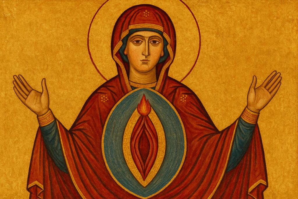 Poesía erótica de sexo sagrado y celibato activo, ilustración mística y simbólica